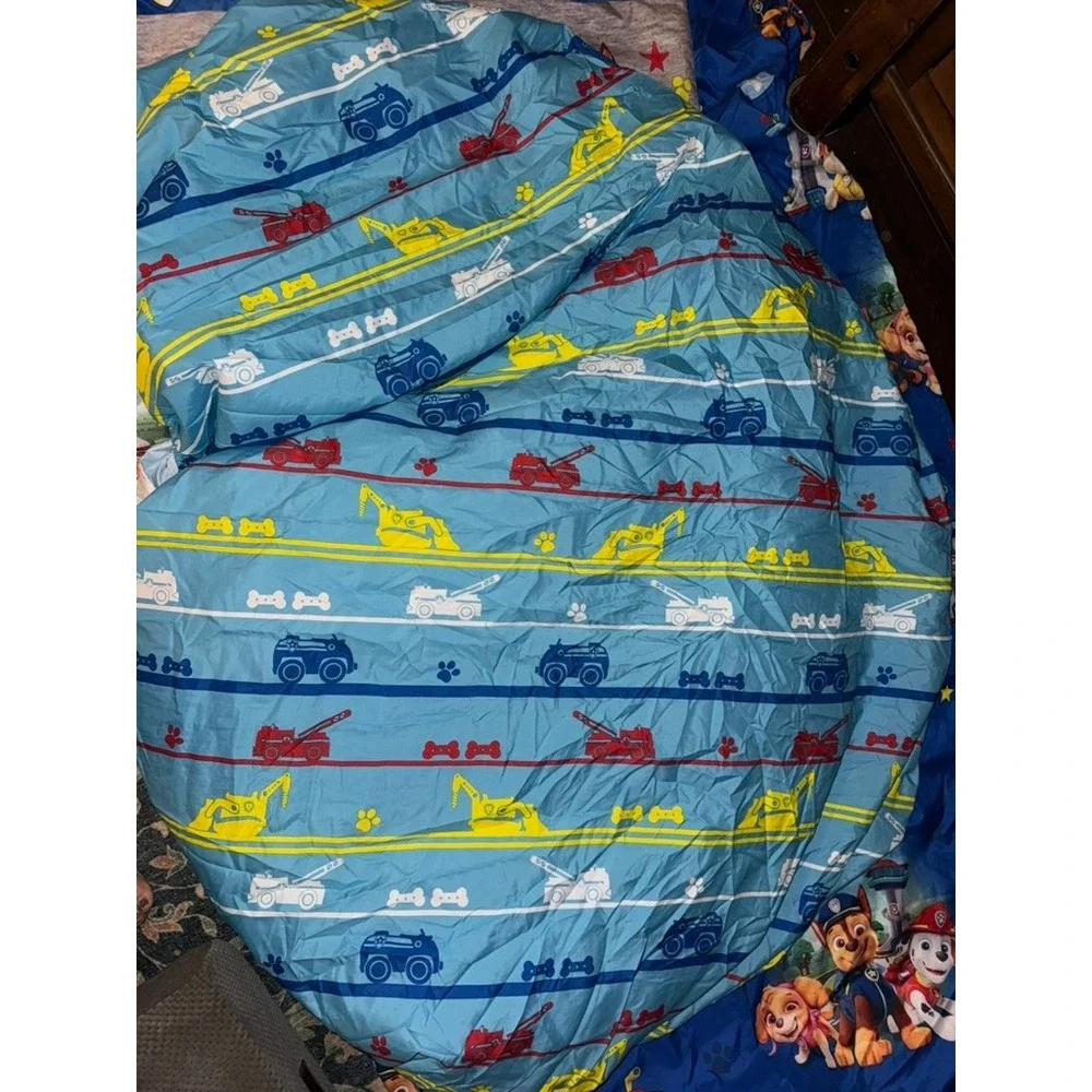 Nickelodeon Paw Patrol Full Size Sheet Bedding Set Blue Marshall Chase Skye